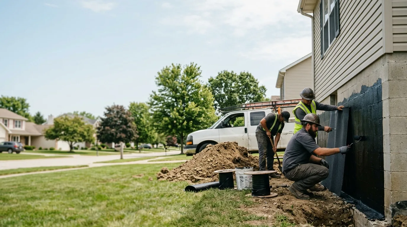 Basement Waterproofing in Sidney, IL near me